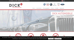 Desktop Screenshot of dick-automobile.de